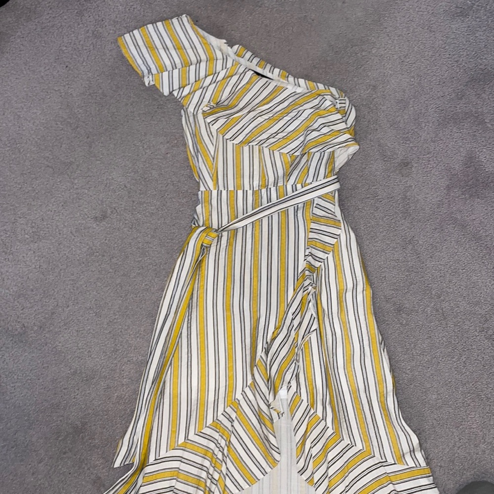 High low, one shoulder dress